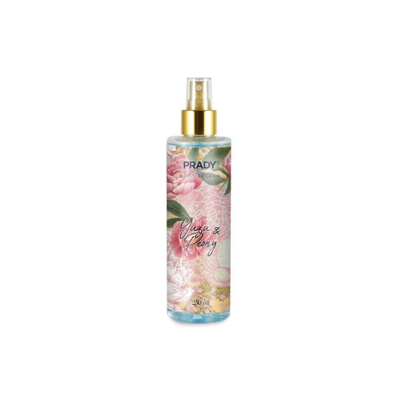 Prady Body Splash Yuzu & Peony - Frasco De 250 Ml - Spray Pulverizador