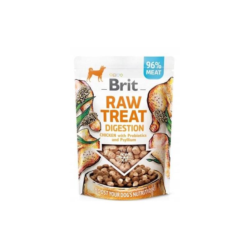 Premio Para Perros Brit Raw Treat Digestion Pollo 40 G