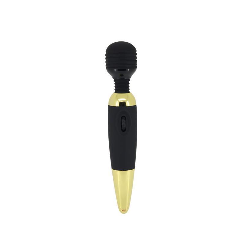 Pretty Love Masajeador Power Wand Negro Y Dorado