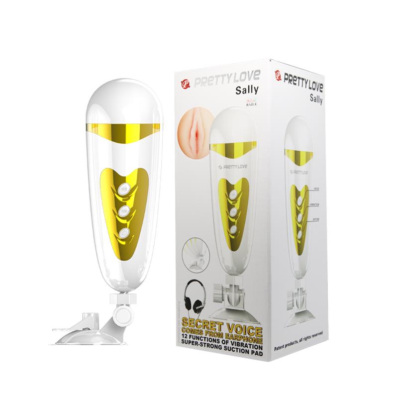 Pretty Love Masturbador Sally Blanco Y Dorado