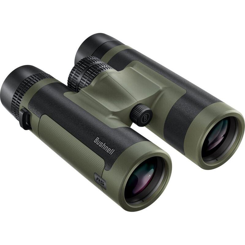 Prismáticos Bushnell R5 De 10 X 42 Con Arnés De Pecho Vault Lite, Revestimientos De Fase 3, Revestimientos Dieléctricos, Barrera Exo, Ipx7 Impermeable, Prismáticos Para Observación De Vida Silvestre Y
