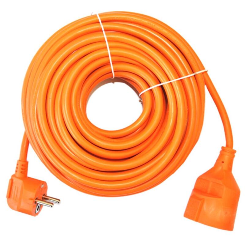Prolongador De Corriente Silver Electrics 15m - 3x 1.5mm - 250v - 16a - 3.500w Naranja