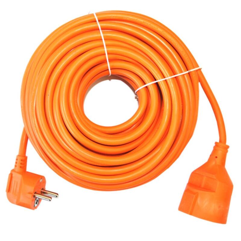 Prolongador De Corriente Silver Electrics 25m - 3x 1.5mm - 250v - 16a - 3.500w Naranja