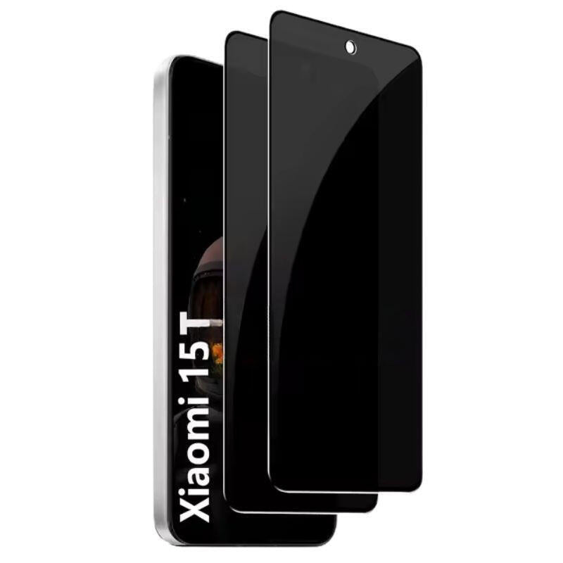 Protector De Cristal Templado Antiespía Xiaomi 15t