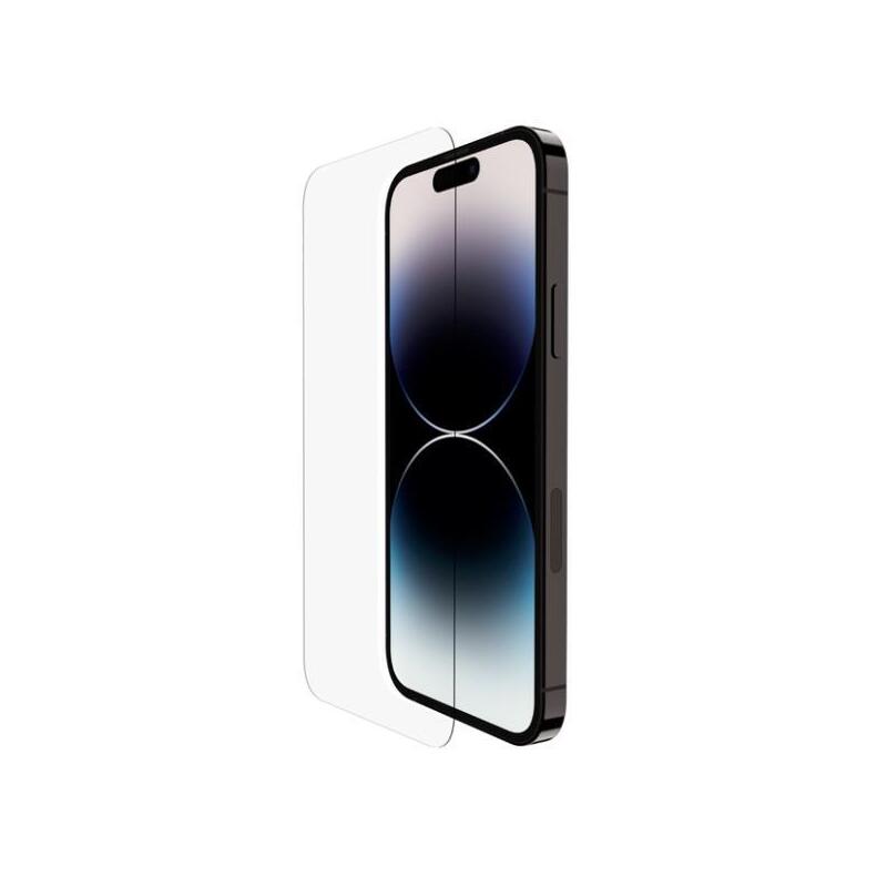 Protector De Pantalla Belkin Ova106zz Iphone 14 Plus 13 Pro Max Temperedglass Antimicrobiano