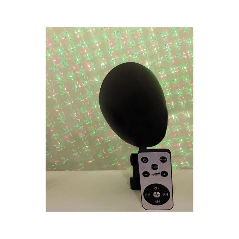 Proyector Laser 2 Colores Efectos Varios 11x15,5x18cm
