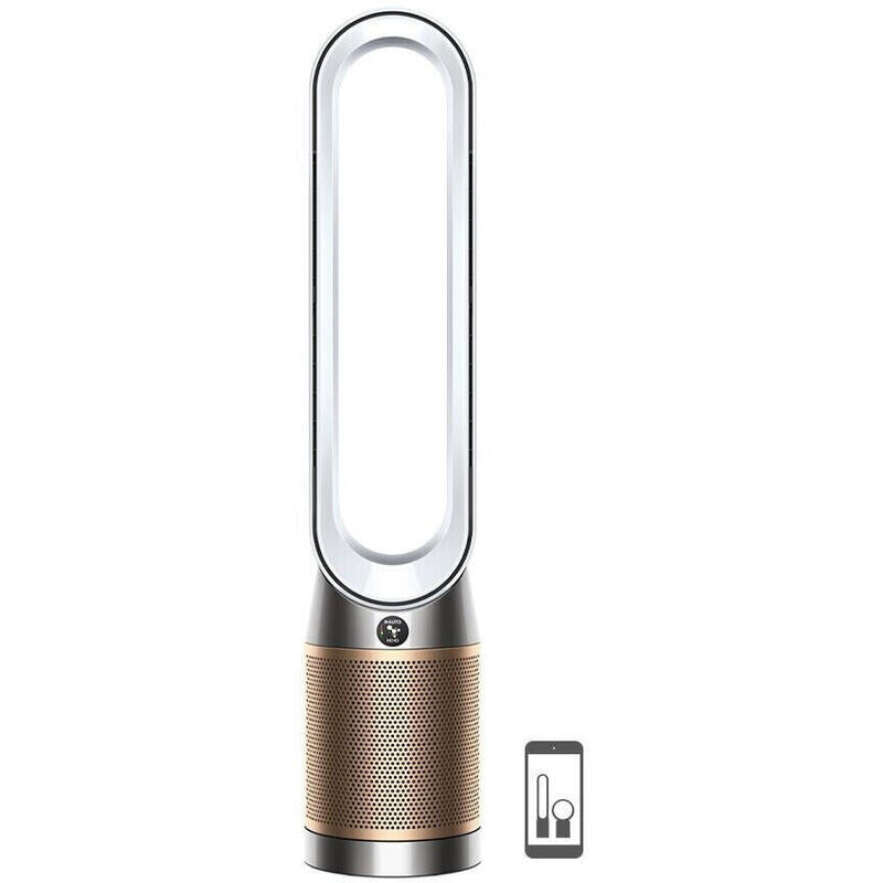 Purificador Ventilador De Torre Dyson Purifier Cool Formaldehyde Tp09 Pro (Blanco/Dorado)