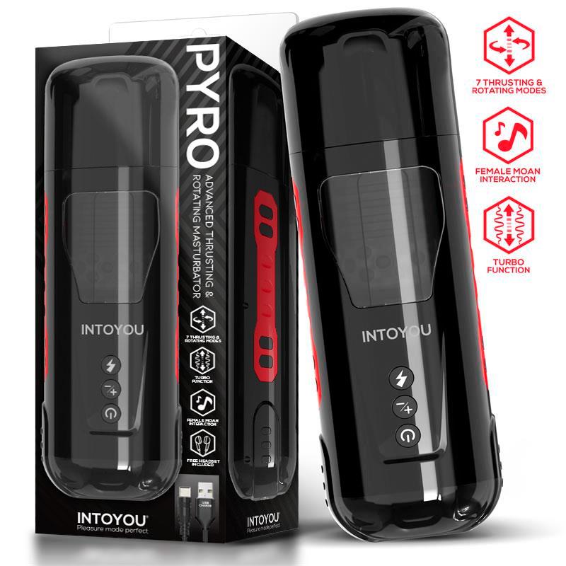 Pyro Masturbador Advanced Con Thrusting, Rotación Y Gemidos