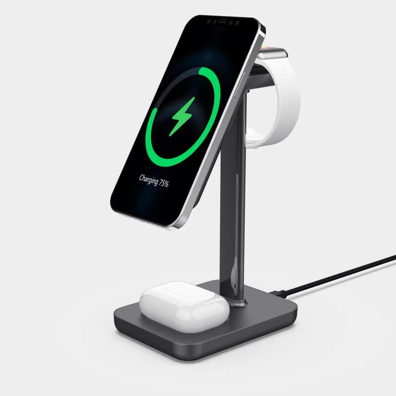Qi2 3-In-1 Magnetic Wireless Charger