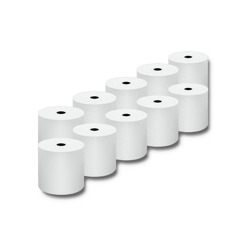 Qoltec 51892 10 Rollos Térmicos 80 X 80 55g/M2 Sin Bpa