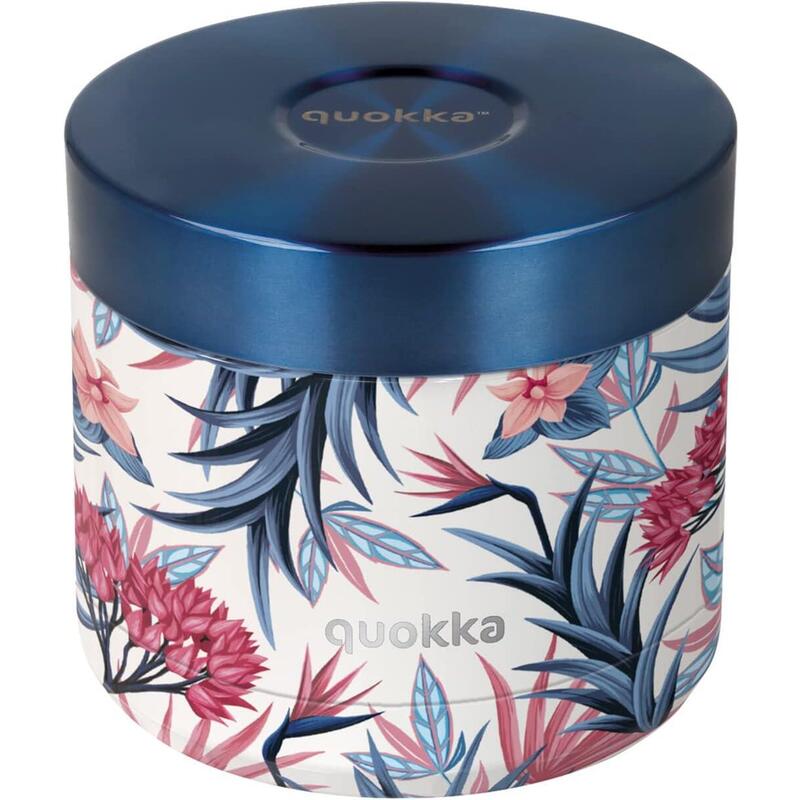 Quokka Recipiente Blue Azul Garden Comida 604 Ml