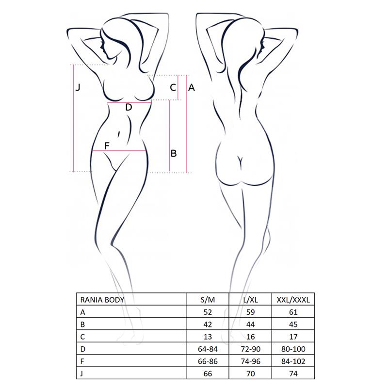 Body Rania Negro Talla (Interno):S/M