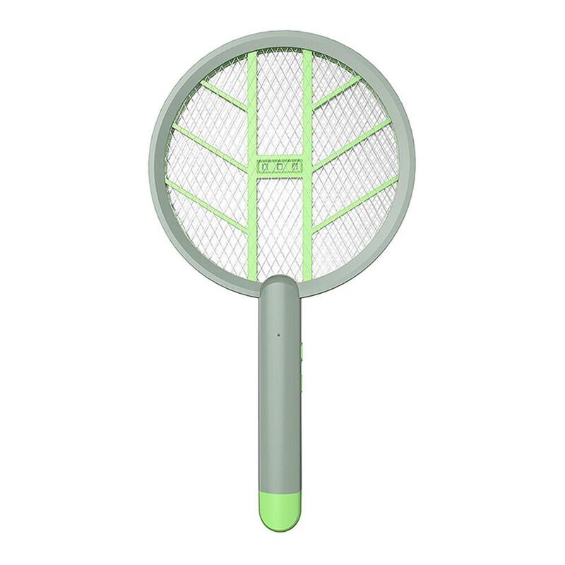 Raqueta Mata Mosquitos 30 M², Recargable, Con Base, 23 X 3 X 43,3 Cm