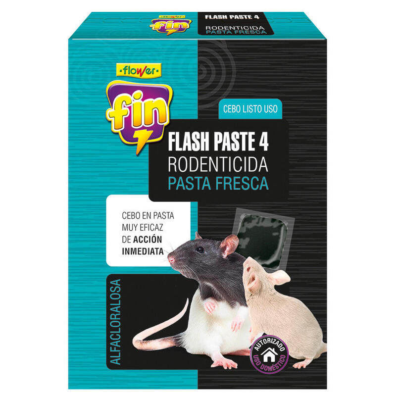 Raticida Alfacloralosa 120 G