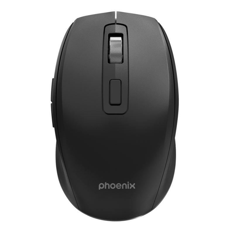 Ratón Inalámbrico Phoenix M120 Hasta 1600 Dpi Clics Silenciosos Botónes De Avance Rapido
