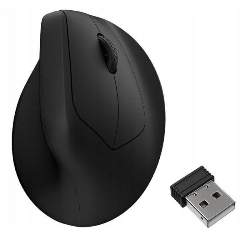 Ratón Keychron M5-A29 Inalámbrico Vertical 12000 Dpi Negro 8 Botones