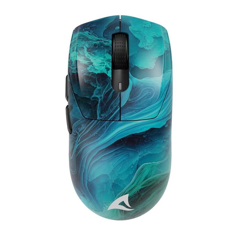 Raton Sharkoon Skiller Sgm25w Ocean (Turquesa/Azul) 4044951044238
