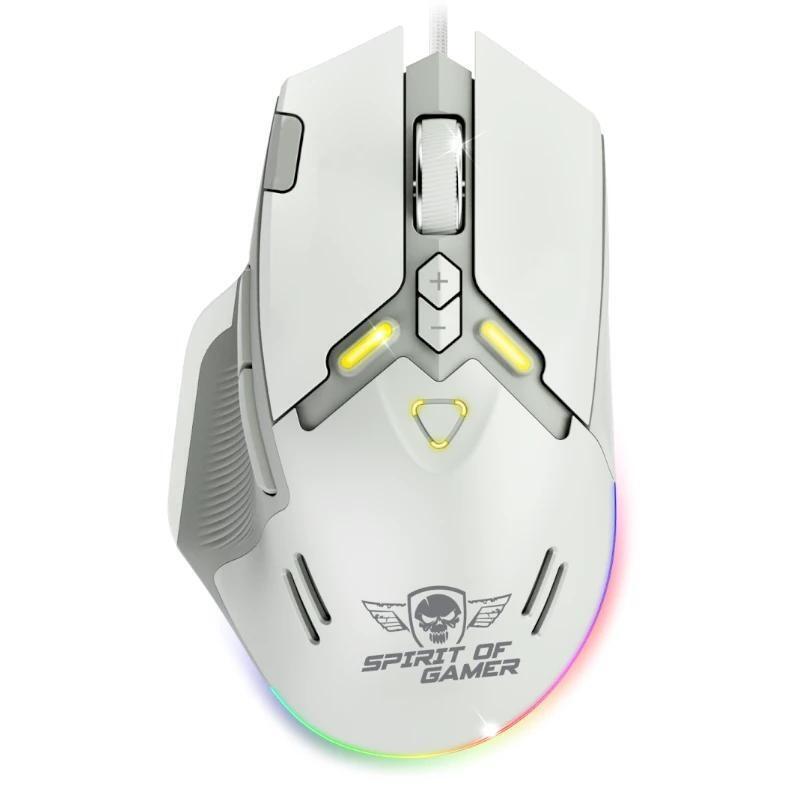 Ratón Spirit Of Gamer Elite M60 Blanco Rgb