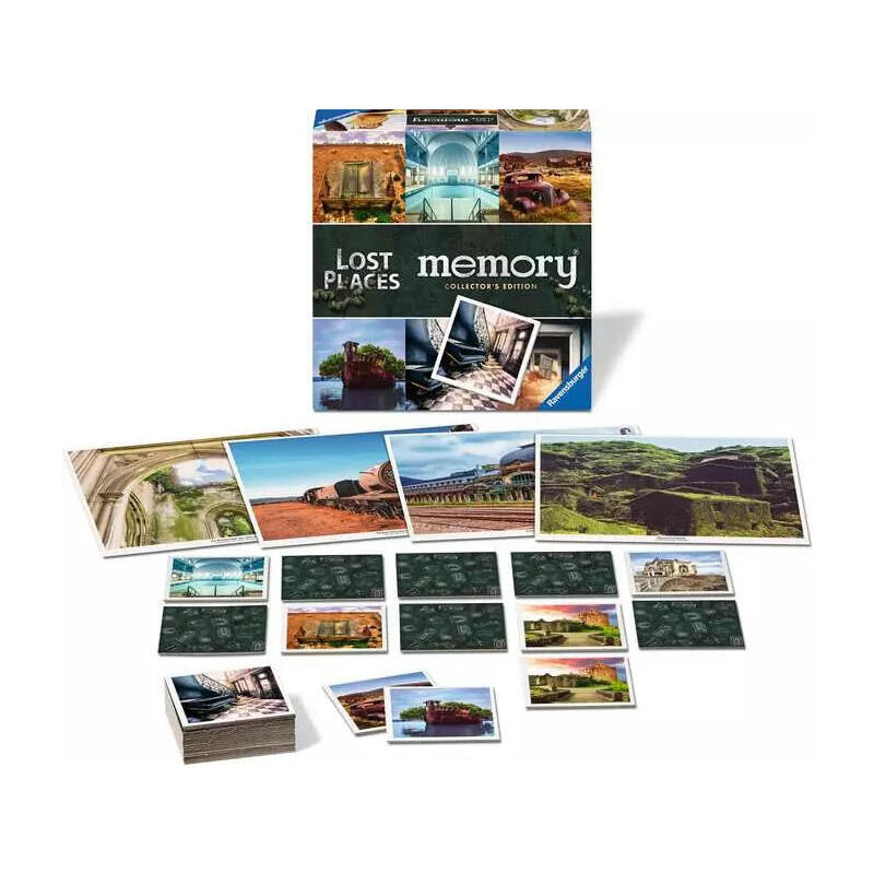 Ravensburger Collector'S Memory Lost Places, Juego De Memoria 23499