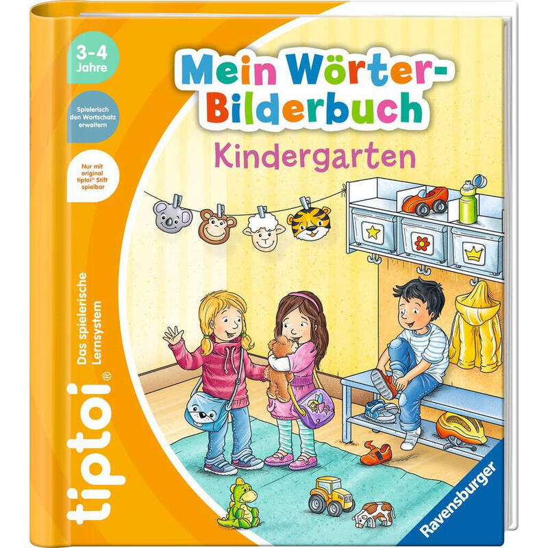 Ravensburger Tiptoi Starter Set: Libro Ilustrado My Word Para Guardería, Libro De Aprendizaje, Bolígrafo Y Libro Ilustrado 4005556001132