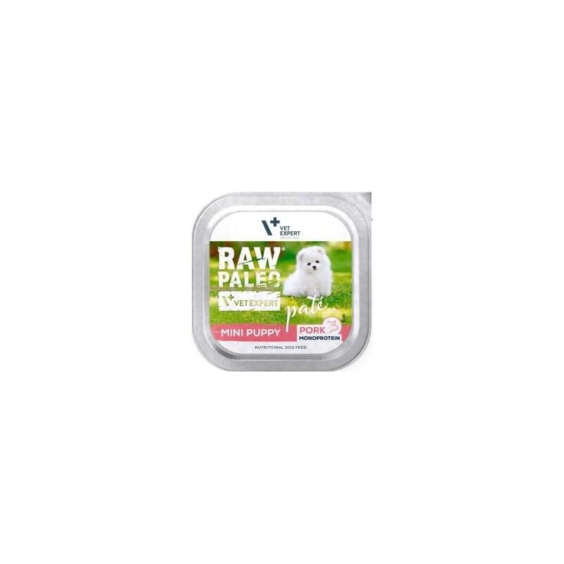Raw Paleo Pâte Mini Puppy Pork - Comida Húmeda Para Perros - 150g