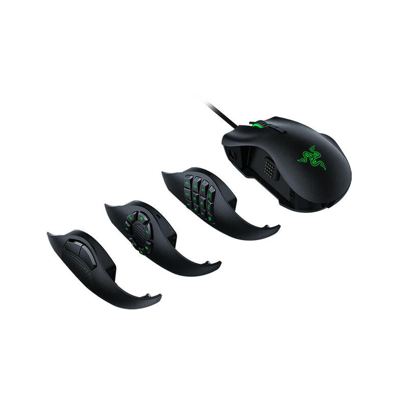 Razer Raton Naga Trinity Gaming Negro/Verde 16000dpi/19 Botones/Iluminacion/Usb Rz01-02410100-R3m1