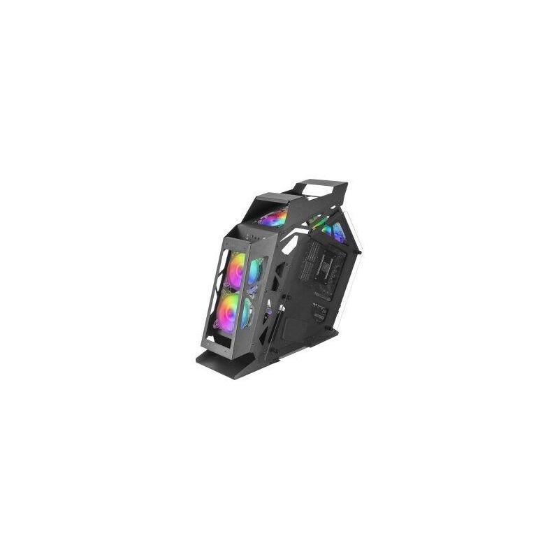 Reacondicionado - (Km0) Caja Microatx Gaming Mars Gaming Mc61 Black DiseãO Premium Controladora Argb Con Mando 4 Venti