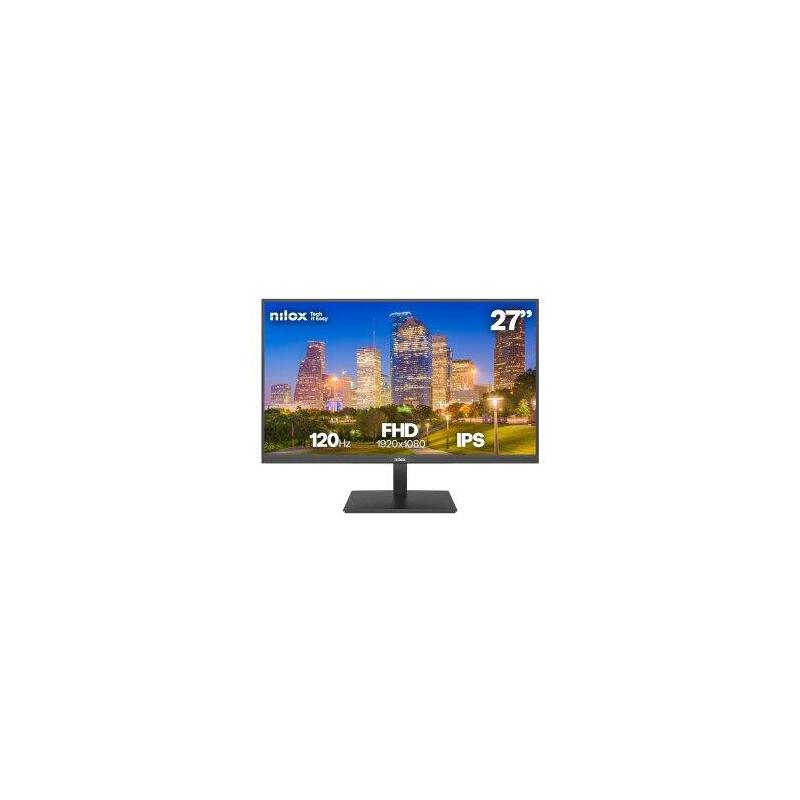 Monitor Reacondicionado - (Km0) 27" Dp Hdmi Nilox Nxm27fhd1204 Fhd 120hz 4ms 250cd/Mâ² Vesa 100x100 Cash30