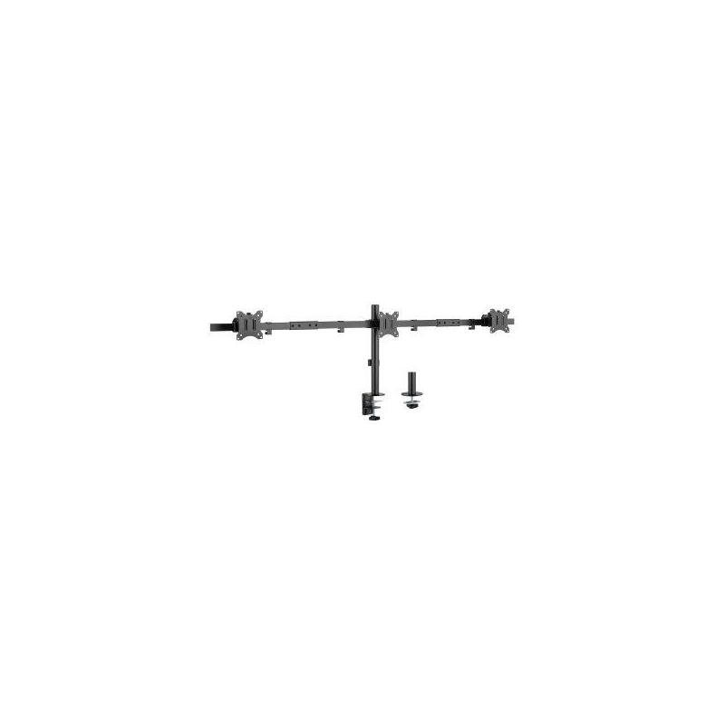 Reacondicionado - (Km0) Soporte De Mesa Equip 650158 Para 3 Pantallas De 17"-32" Max. 7kg Por Pantalla Max.Vesa 100x10