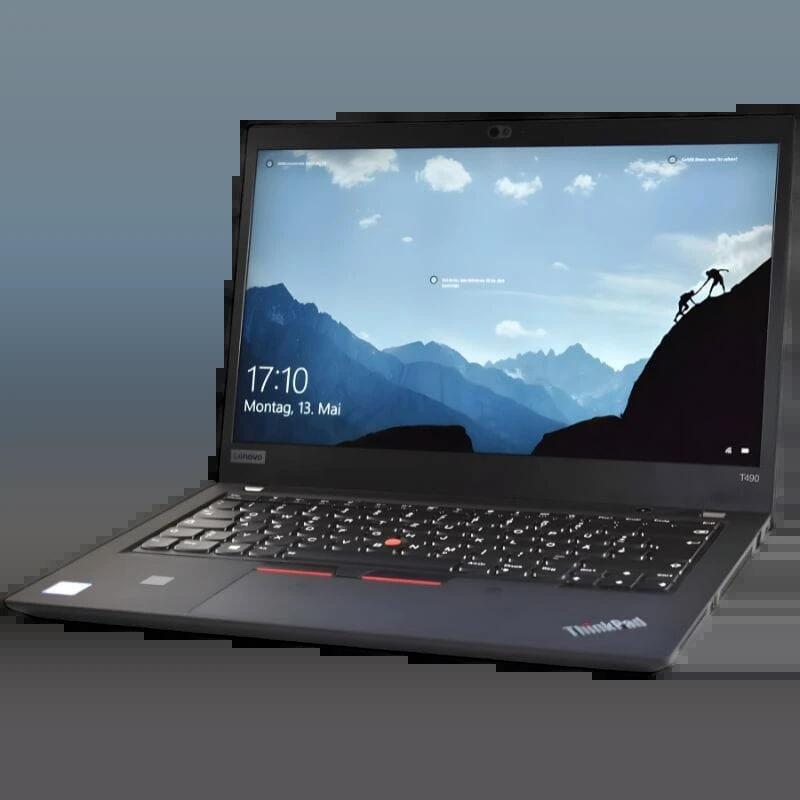 Reacondicionado Lenovo Thinkpad T490s 14" Core I5-8265u - 16gb - Ssd 512 Gb - Qwertz - Estado Excelente