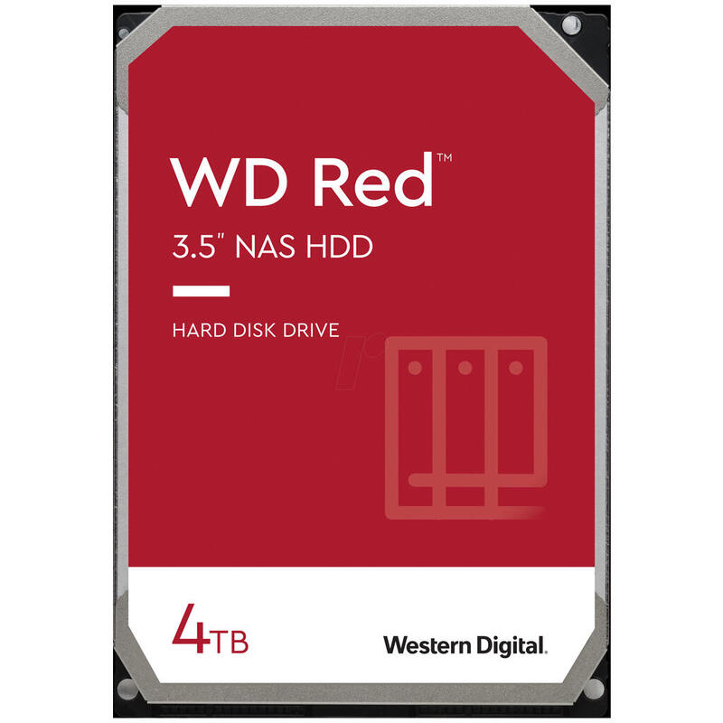 Reacondicionado Western Digital 4000 Gb Rojo Plus Wd40efpx 3,5" 88,9mm 5400rpm 24/7