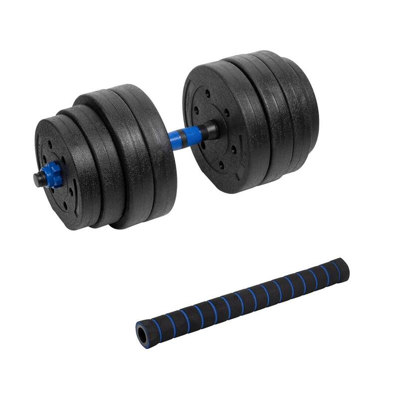 Rebel Active Mancuerna Bituminosa Ajustable Con Conector 1x20kg
