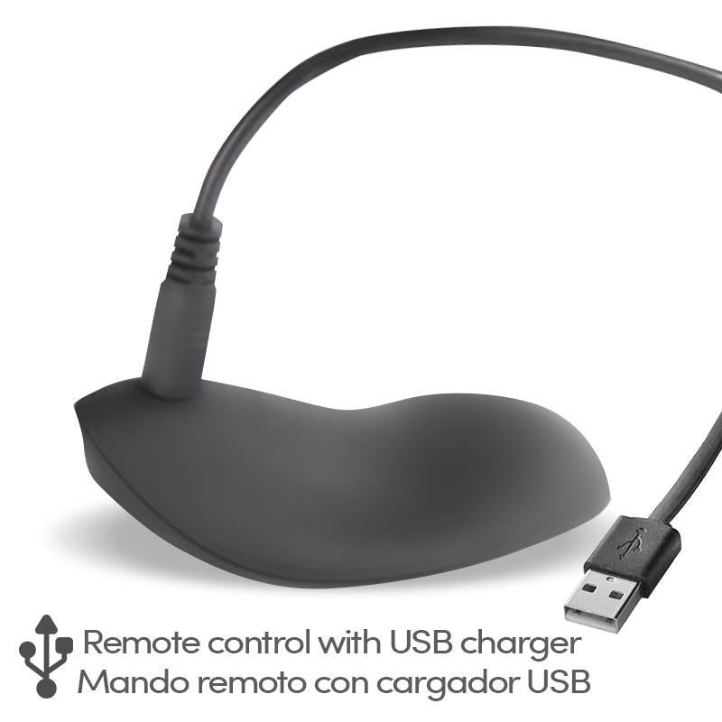 Anillo Vibrador Reerin Usb Dual Control Remoto Usb Silicona