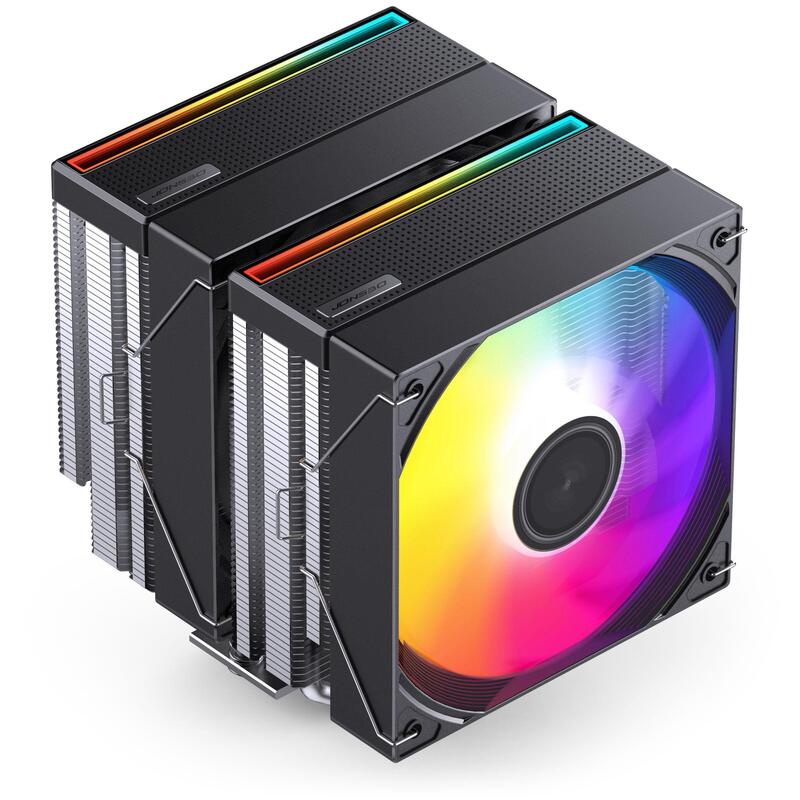 Refrigeracion Cpu K Jonsbo Cb80 Dual-Tower, 2 X 120mm, Pwm, Rgb - Negro