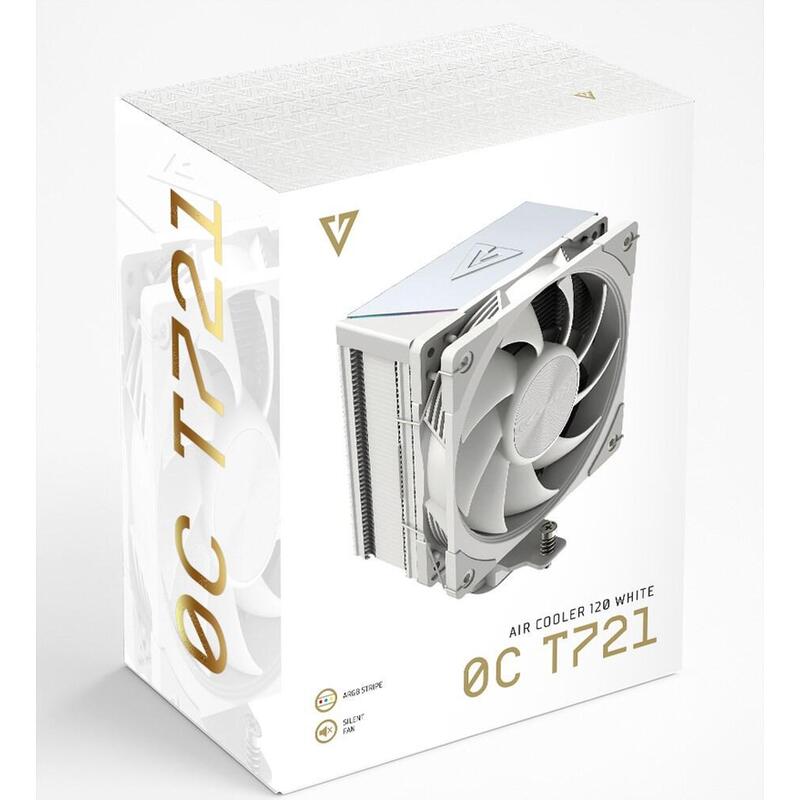 Refrigerador De Aire Cpu Modecom Volcano 0c T721 12 Cm Blanco