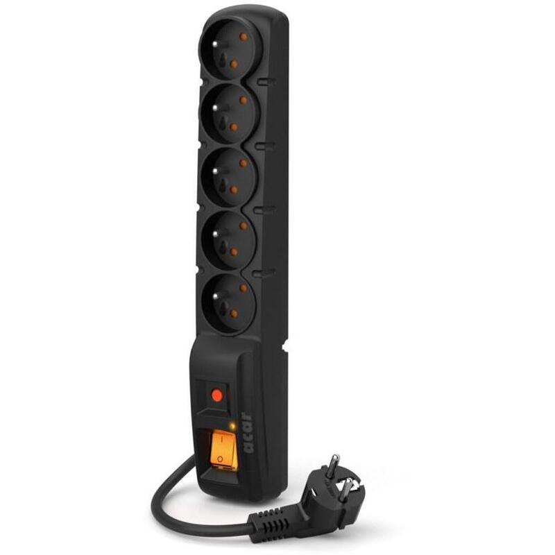 Regleta Acar F5 5 Salidas 1,5m