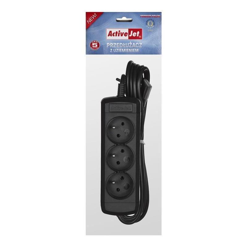 Regleta Activejet 3gnu - 3m - C Con Cable