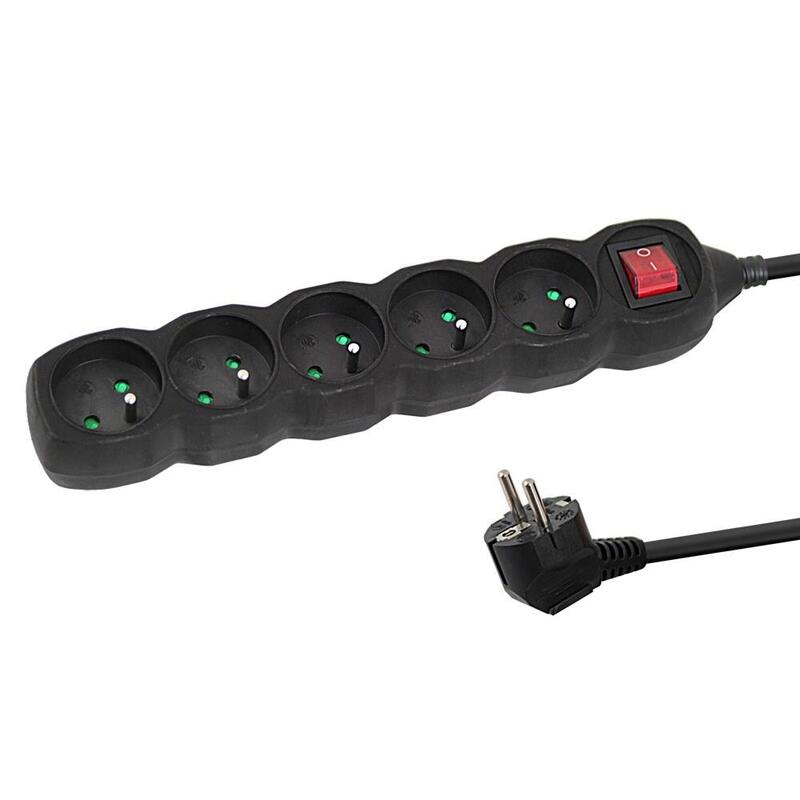 Esperanza Elk216k Base Múltiple 5 M 5 Salidas Ac Interior Negro