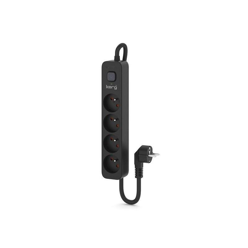 Regleta Kerg Con Disyuntor-4 Tomas 16a 5m
