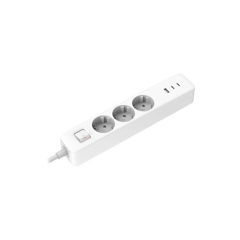 Regleta Xiaomi 20w Power Strip (2c1a) Eu De Enchufes Con Usb