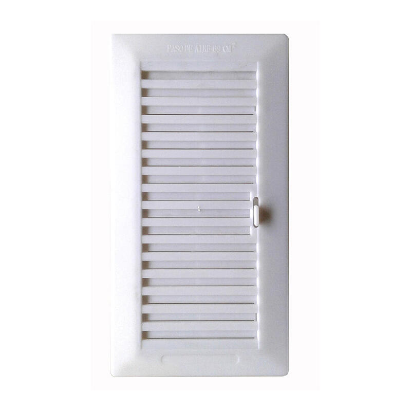 Rejilla Empotrar Regulable 13.3x26cm + Marco Abs Blanco (G)