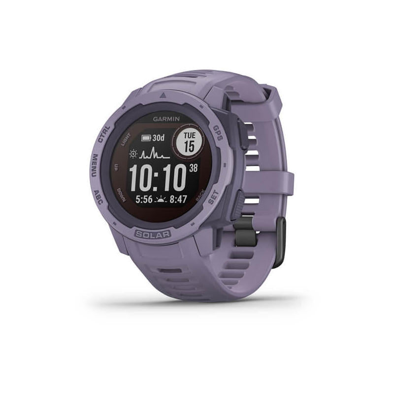 Reloj Deportivo Garmin Instinct Solar Coral Pantalla 23*23mm Carga Solar Frecuencia Cardiaca Pulsioximetro Notificaciones Caja Reforzada