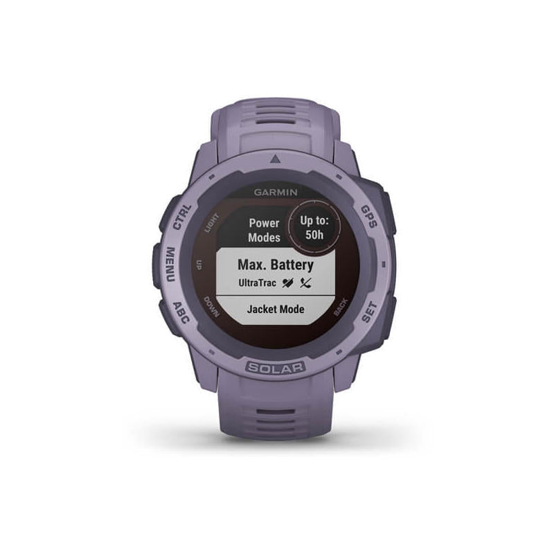Reloj Deportivo Garmin Instinct Solar Coral Pantalla 23*23mm Carga Solar Frecuencia Cardiaca Pulsioximetro Notificaciones Caja Reforzada
