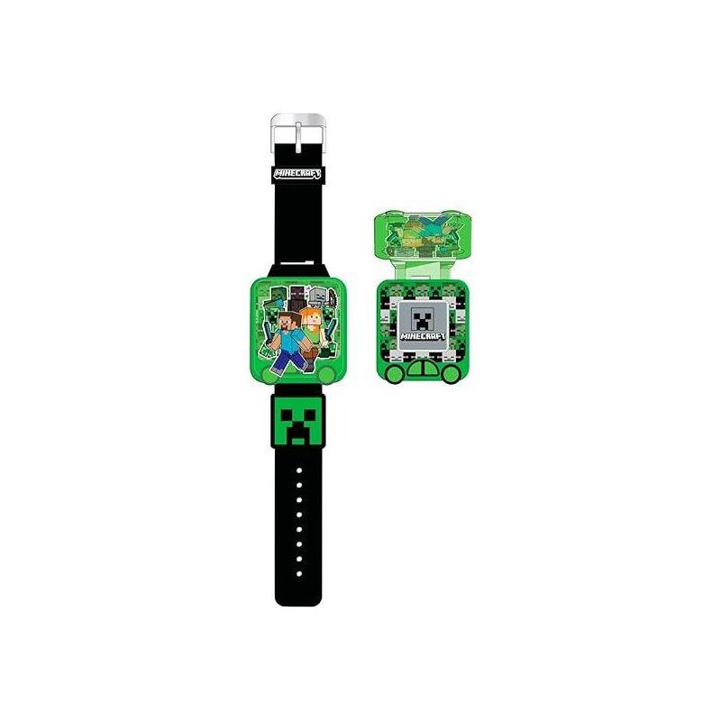 Reloj Digital Educativo Con Juegos Minecraft