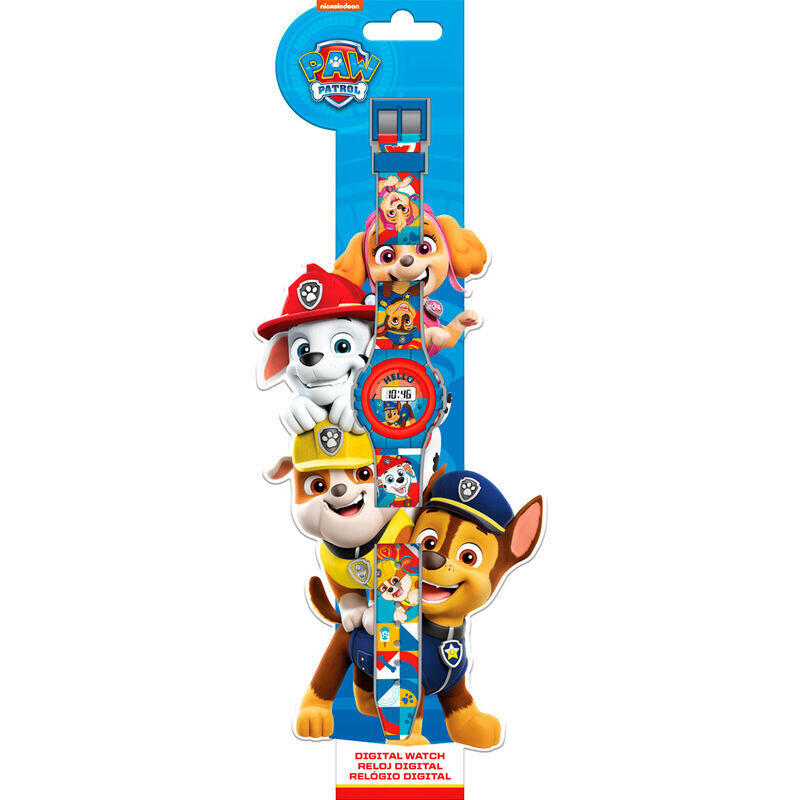 Reloj Digital Patrulla Canina Paw Patrol