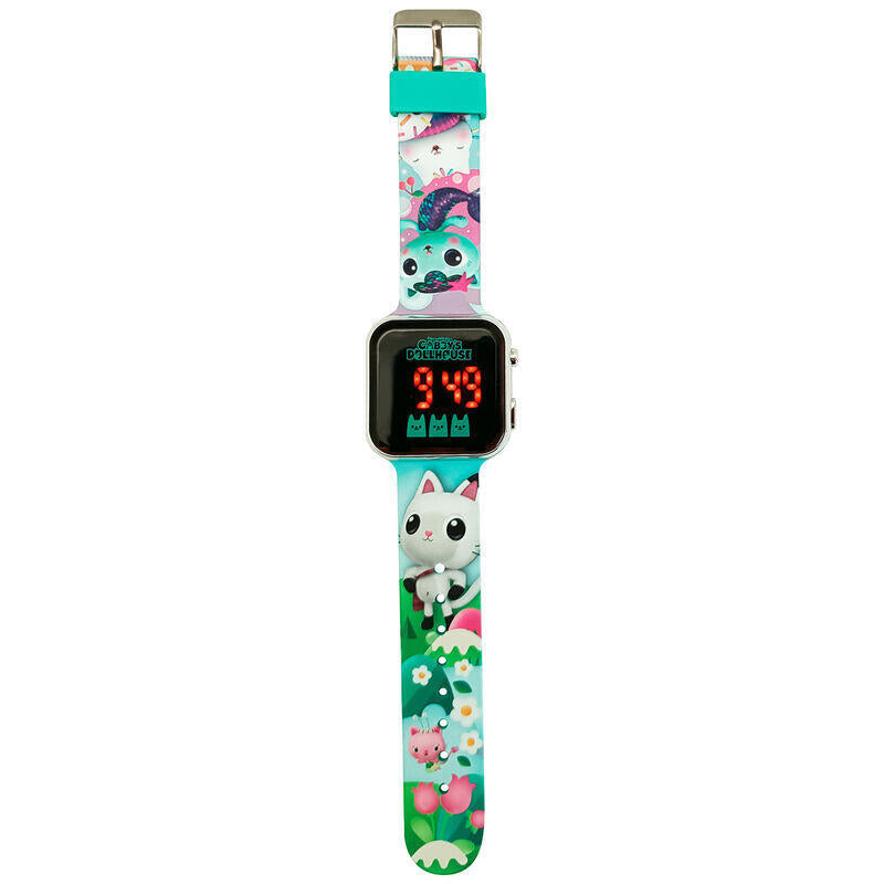 Reloj Led La Casa De Muñecas De Gabby