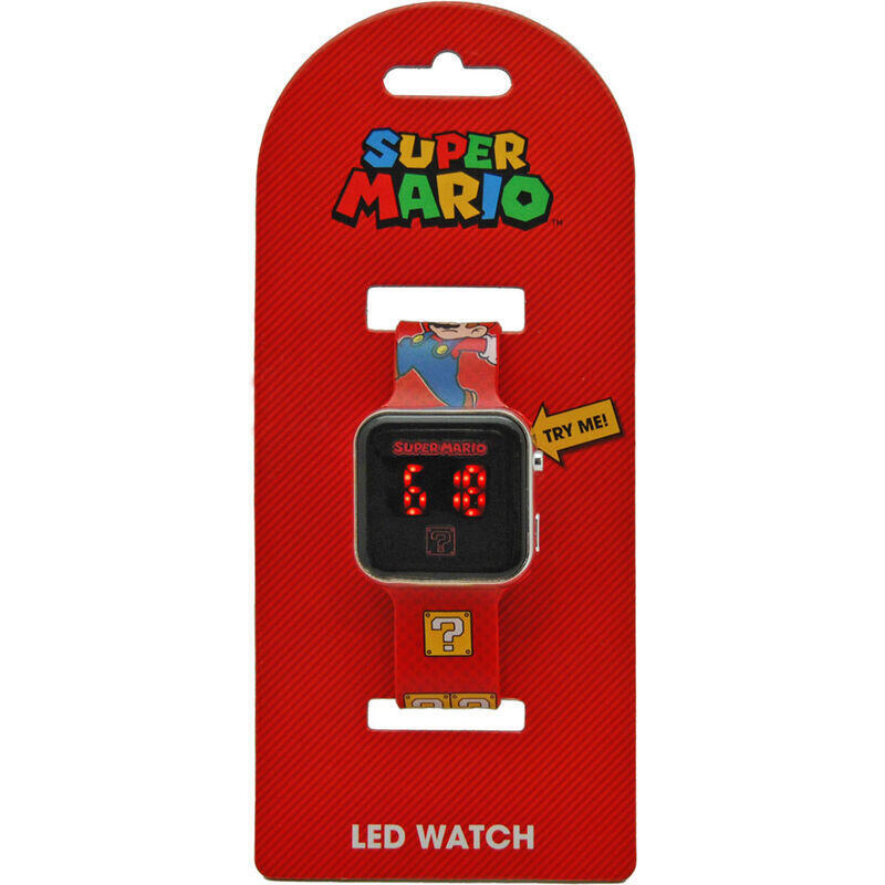 Reloj Super Mario Bros Led