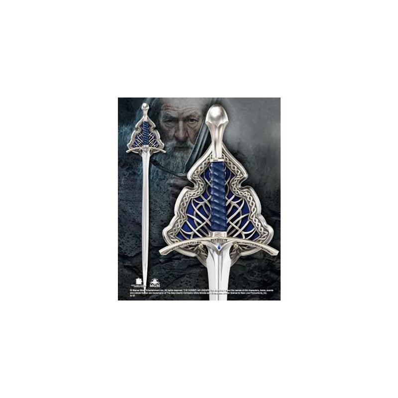 Replica Espada The Noble Collection Gandalf Glamdring Edición Especial Tamaño Real De 120 Cm En Acero