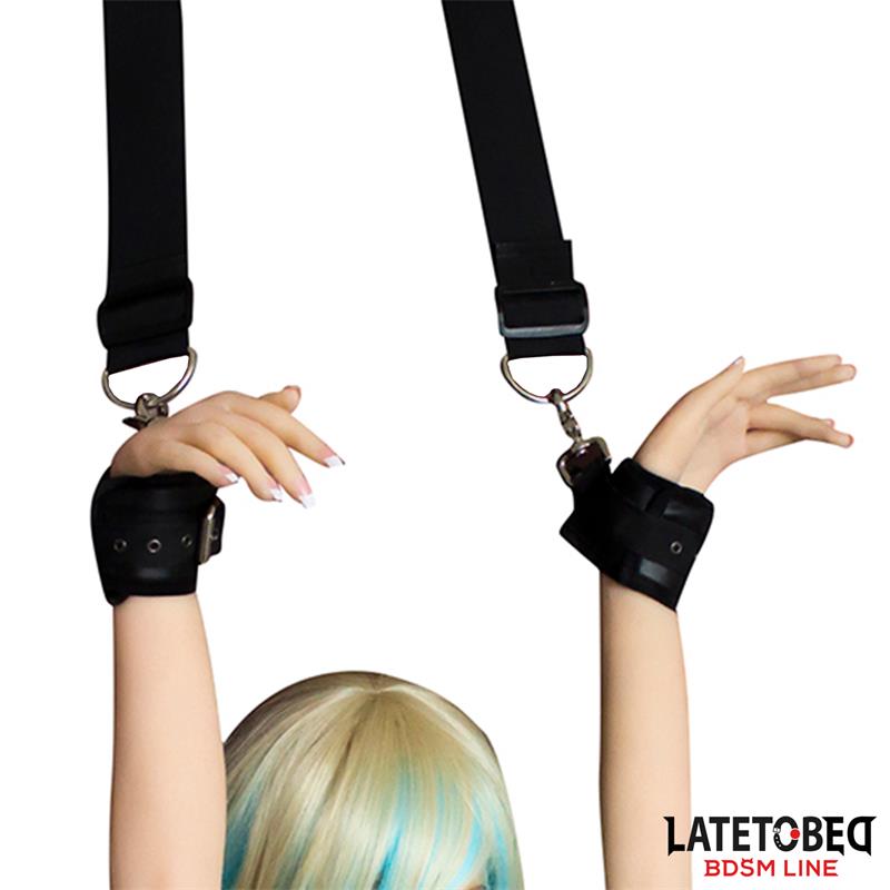 Restricciones Para Puerta Con Esposas Adjustables Y Desmontables