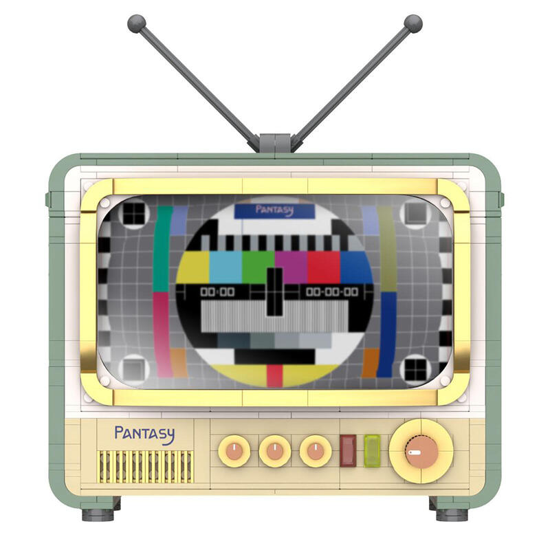 Retro Tv Set Construccion 26 Cm Joyside Series